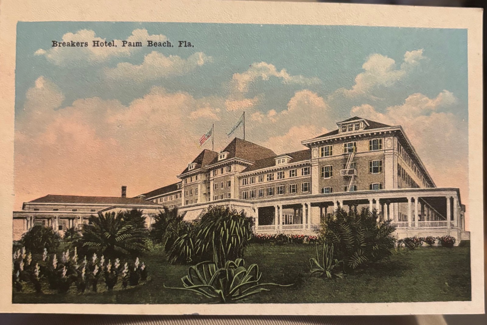 c1923 Palm Beach & West Palm Florida Souvenir Postcards
