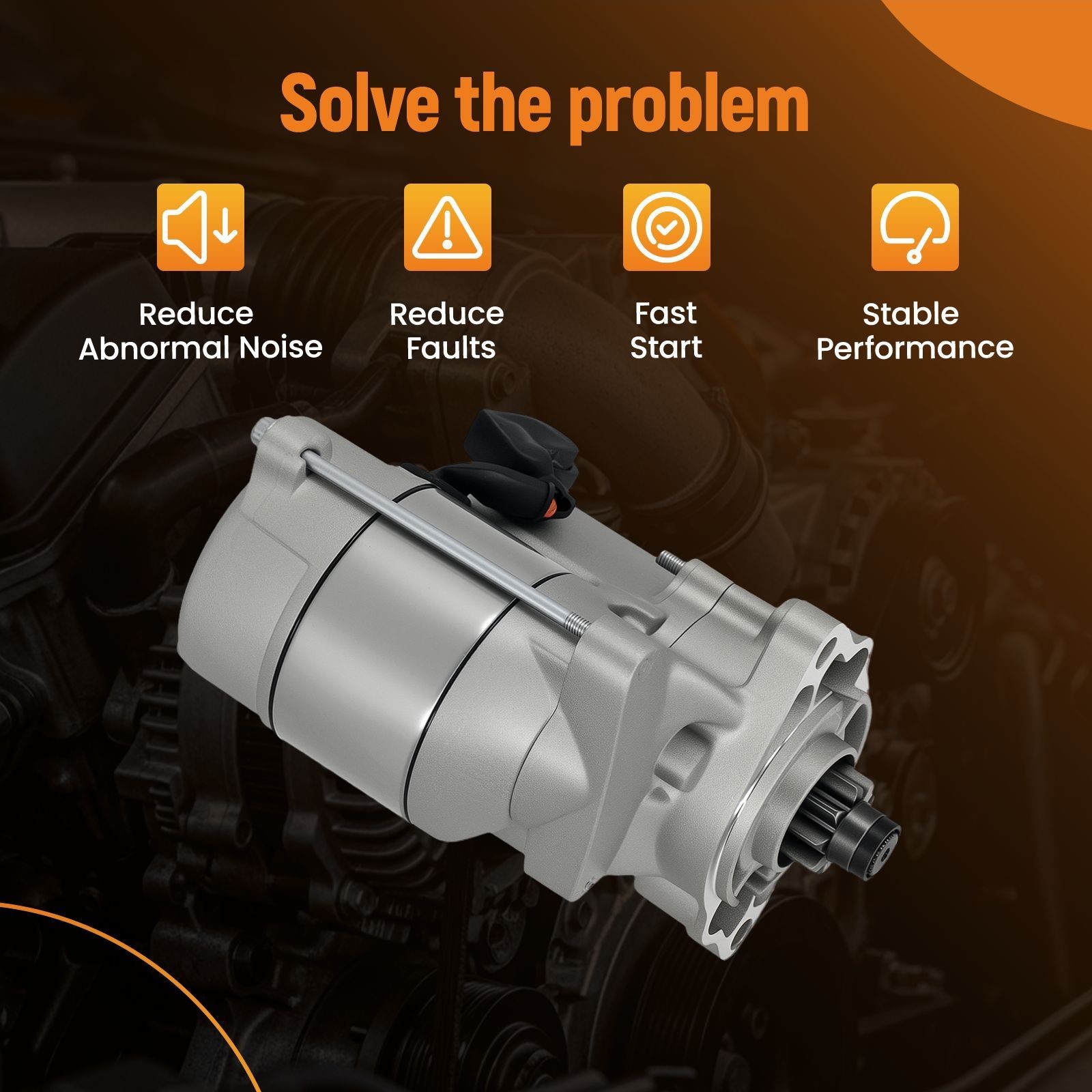 Starter For Kawasaki KAF620 Mule 3000 3010 3020 4000 2001-2011 617cc 18629 12V