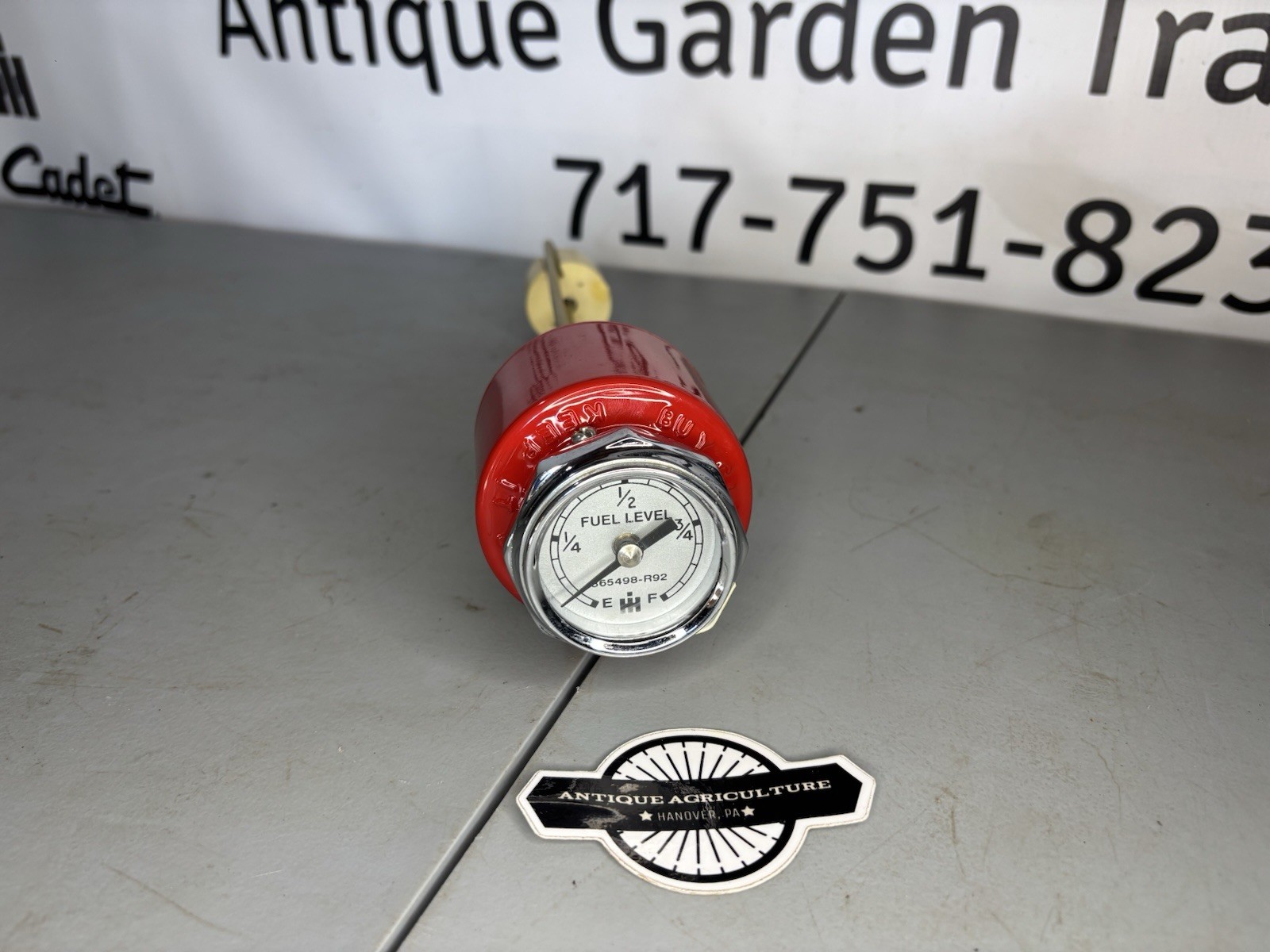 Farmall H Vented Fuel Gauge Cap With Gasket