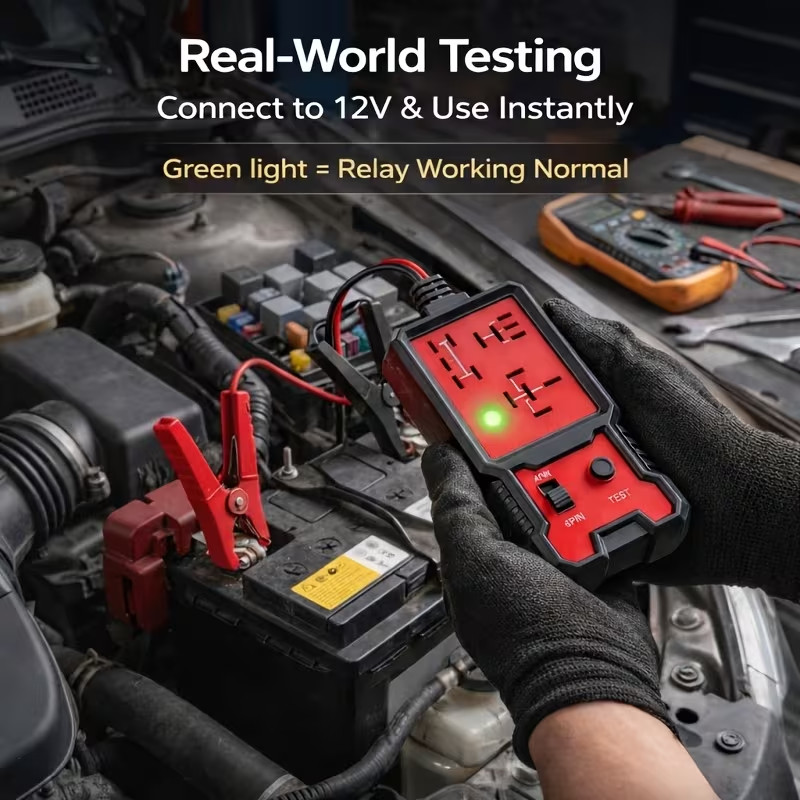 Car Fuse Tester Automotive Fuse Blade Type Light Detection Fuse Tester