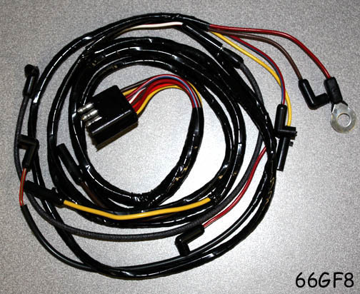 NEW! 1966 Ford Mustang Under Hood Wire Wiring Gauge Feed - Wire Harness
