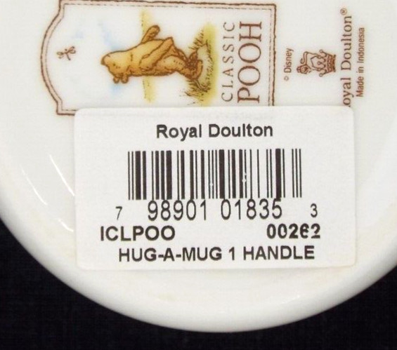 Vintage Winnie the Pooh Piglet Childrens Cup Mug Cereal Bowl Set Royal Doulton