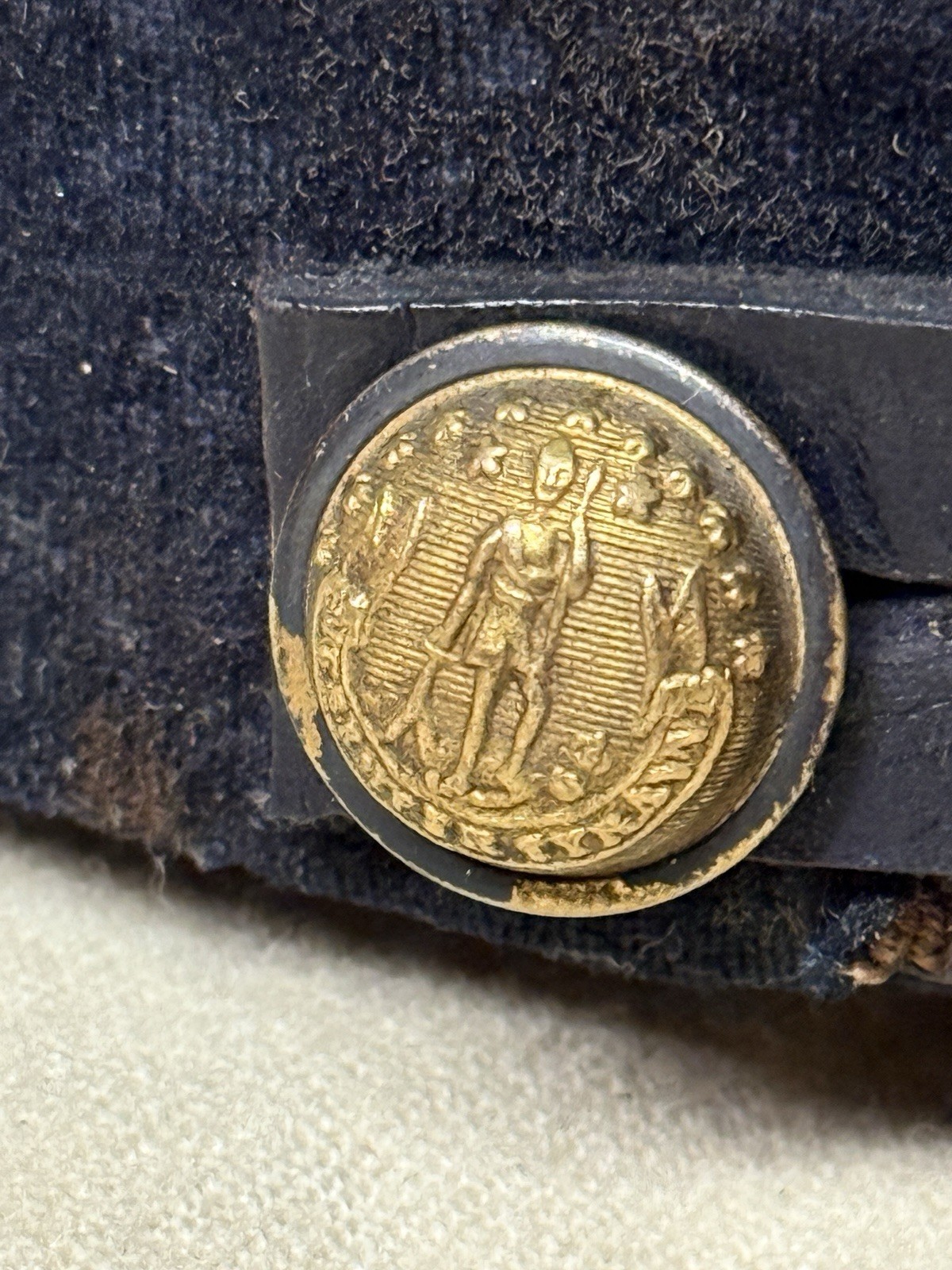 CIVIL WAR CONFEDERATE CSA VIRGINIA REBEL HEADGEAR KEPI HAT CAP