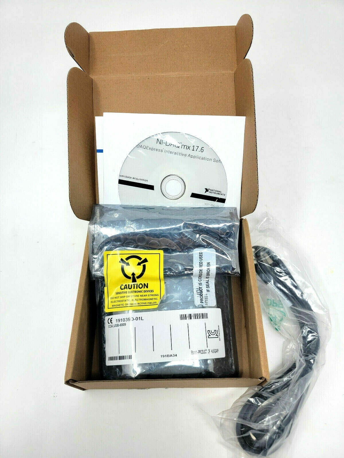 National Instruments USB-6009 Data Acquisition Card NI DAQ Multifunction