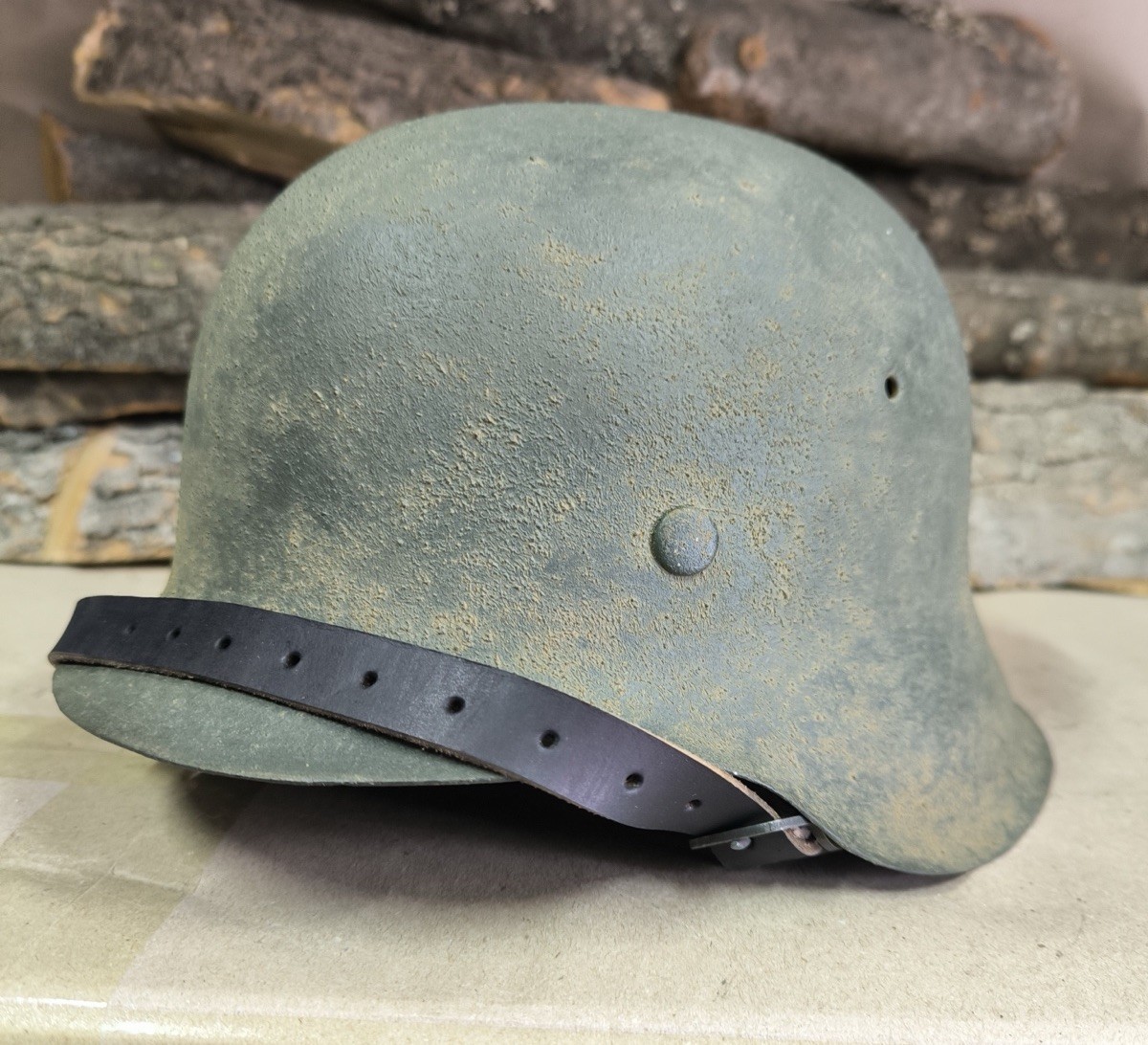WW2 M42 German Helmet WWII M 42. Combat helmet size 64