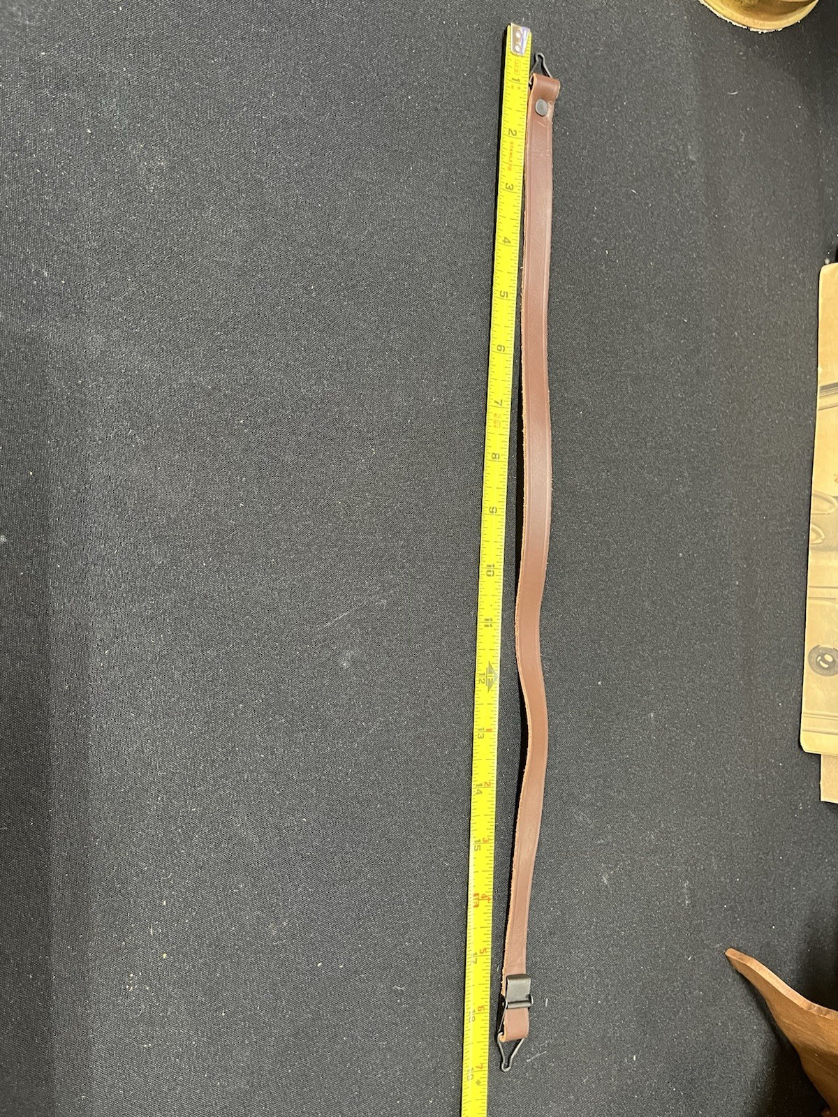 *NOS* US Original M1 HELMET LINER LEATHER CHIN STRAP DOT MAKER STAMP WW2 KOREA