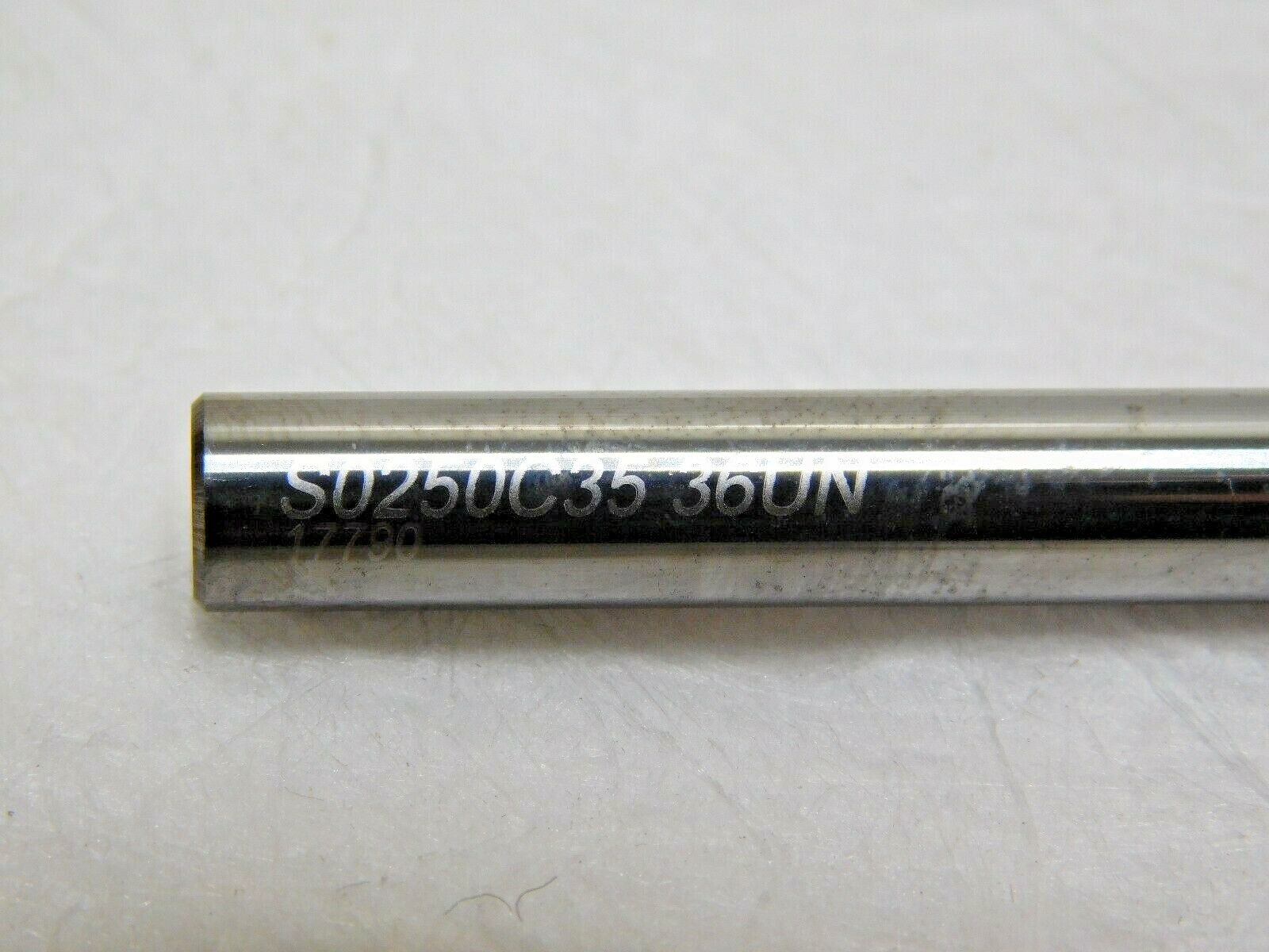 Carmex Carbide Mini Thread Mill No 8-36UN 0.13" Cut Diam 3FL S0250C3536UN