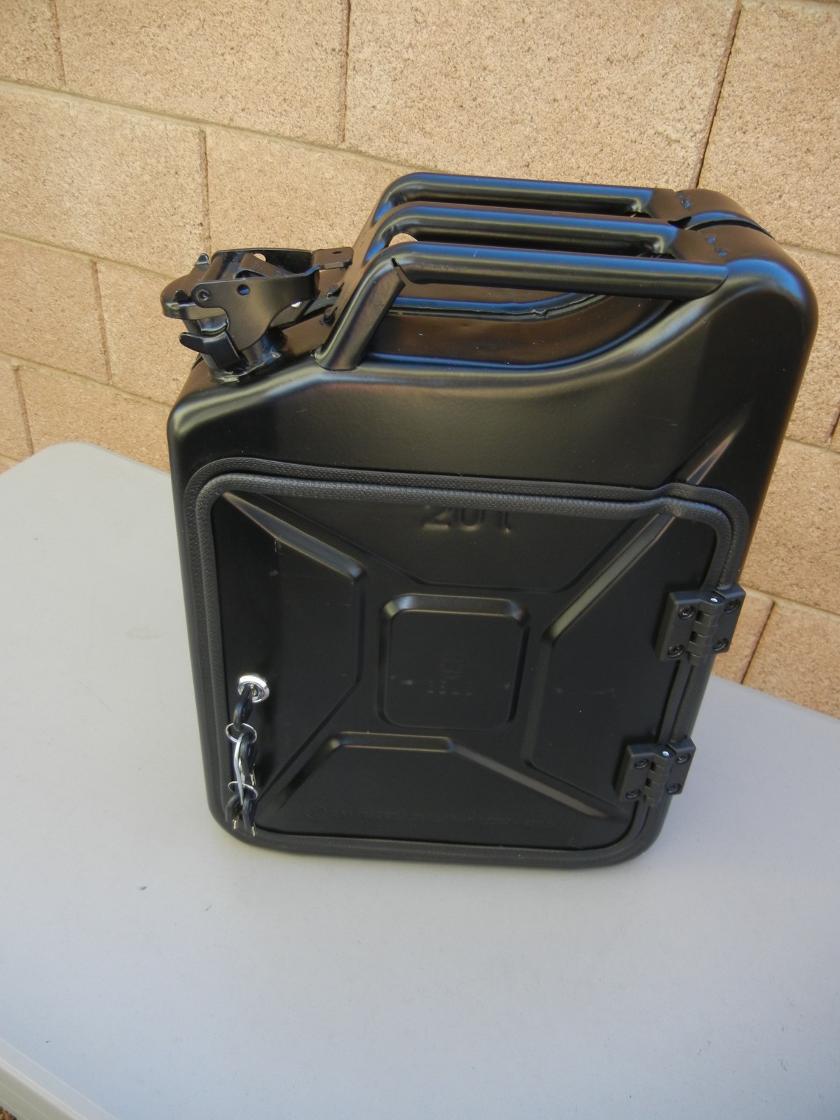 Handmade Jerry Can Mini Bar Personalized ('Mark') Liquor Cabinet Gift, NEW-OTHER