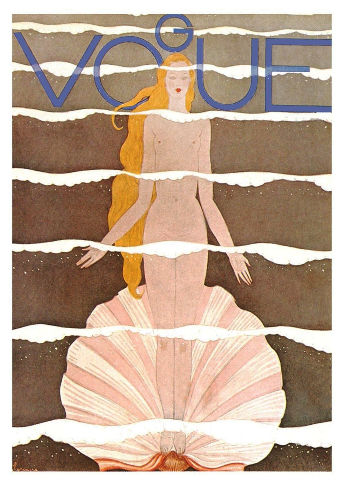 🌊 Vogue Vintage Art Poster - 24x36” CLASSIC PRINT!🤯