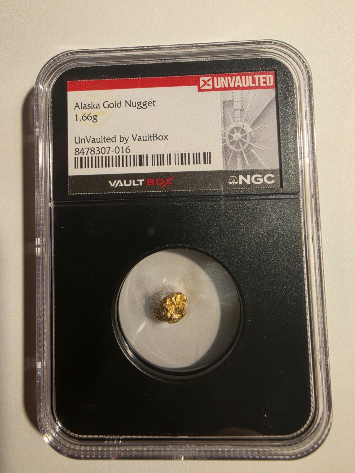 Alaska Gold Nugget 1.66 Grams