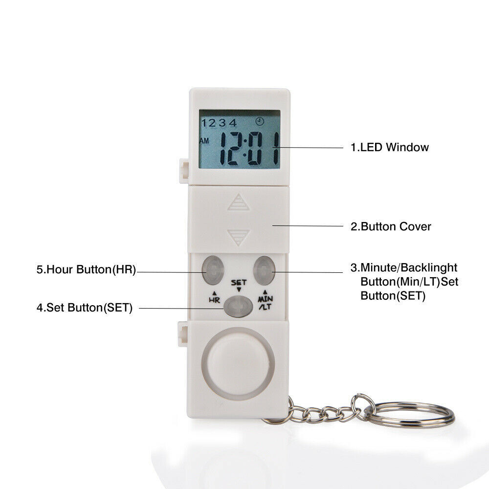 28 Grid Smart Electronic Pill Box Alarm Medicine Dispenser Time Reminder Case