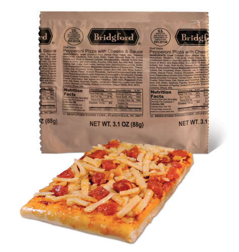 Pepperoni Pizza MRE Survival Food Bridgford Ready to Eat meals - 12 pack 2026