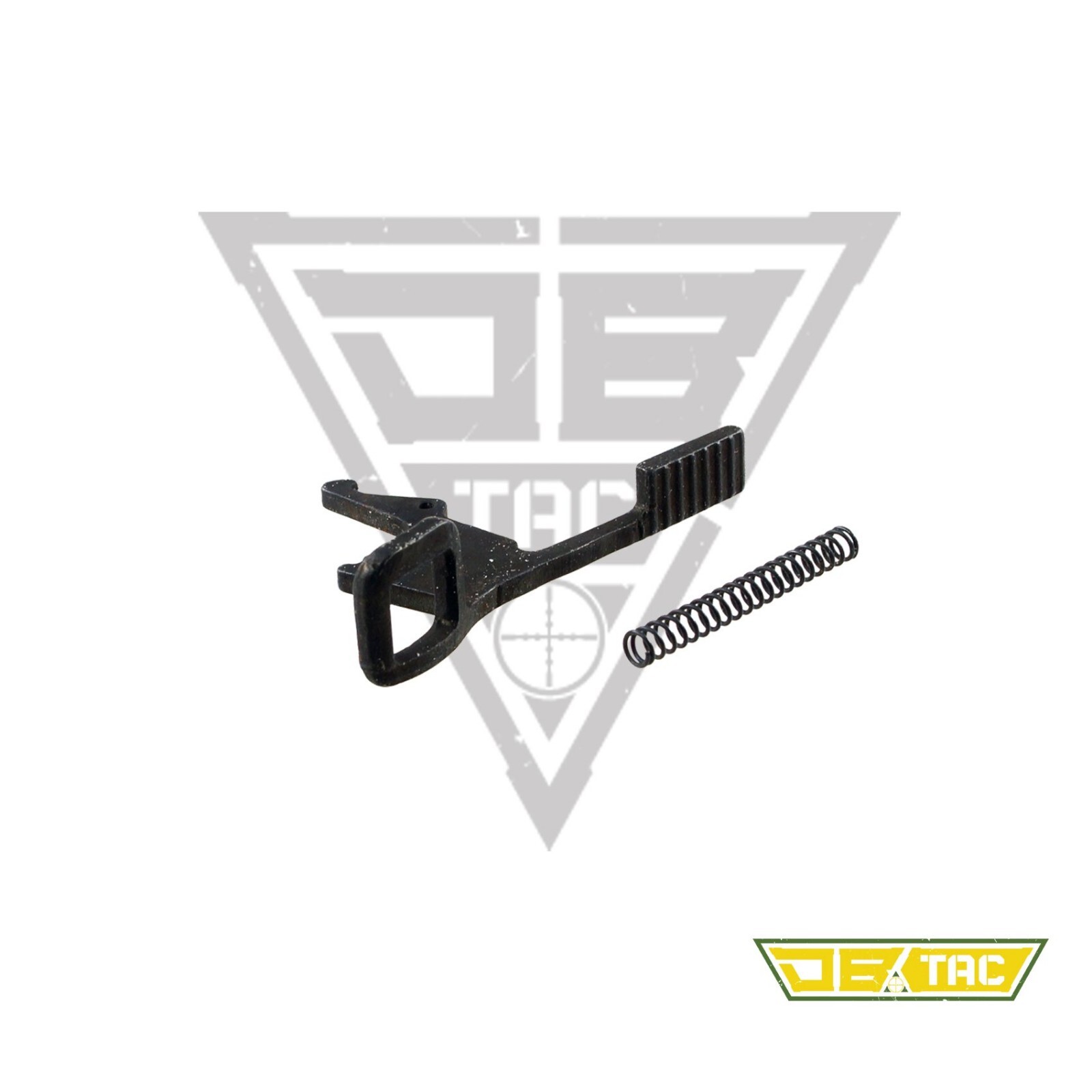 All Steel Ambidextrous Square Pattern Over Sized Easy Grab Latch