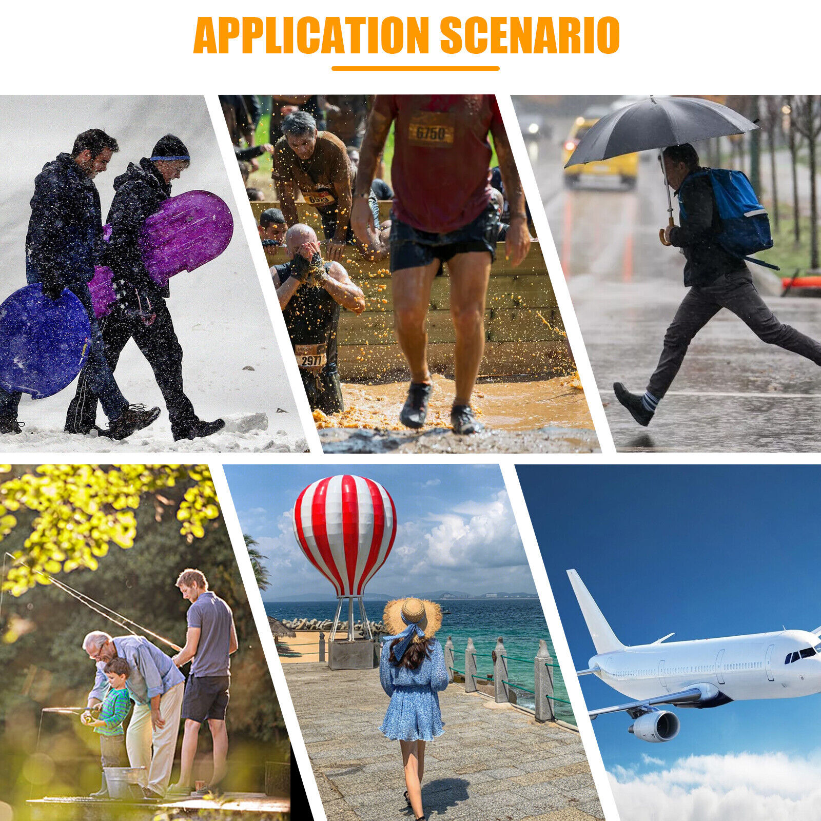 Non-slip Reusable Rain Shoes Covers Rubber Overshoes Boot Waterproof Protector