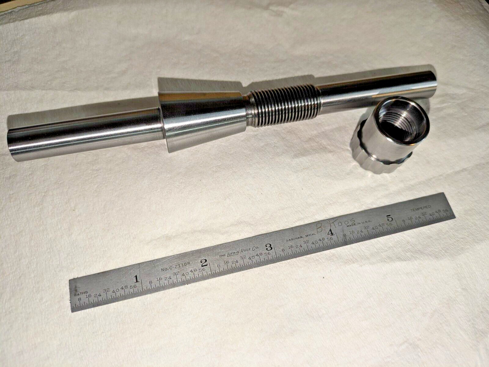 Surface Grinder Balancing Arbor 3 in 12 Taper Similar to Sopko Toolroom Mandrel