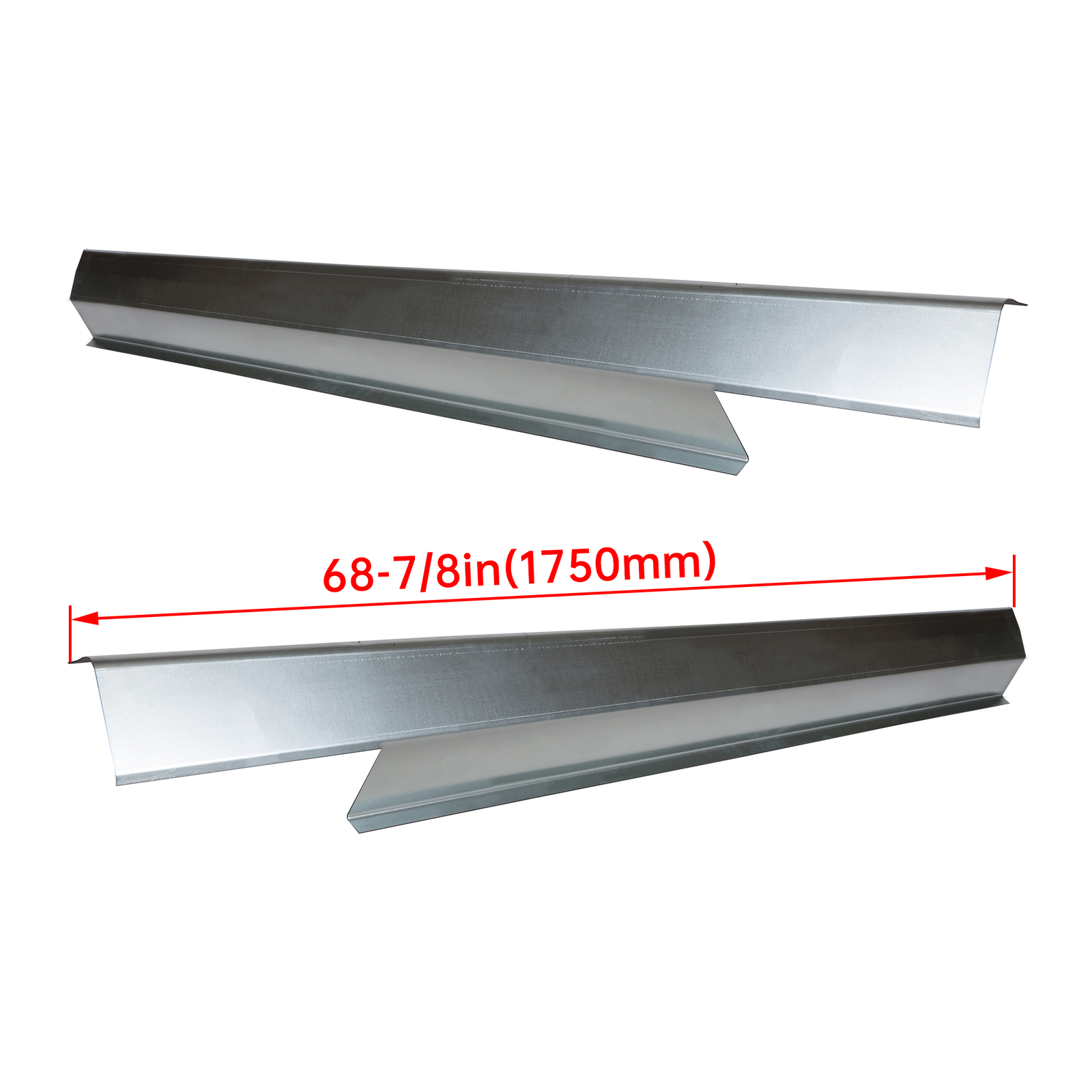 For Ford Focus 4 door 2008-2011 2010 Slip-on Rocker Panels Left+Right Steel