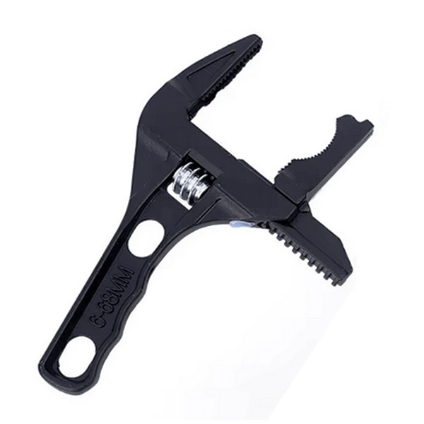 PIPE WRENCH Adjustable Wide Opening Aluminum Bathroom Plumbing Fixture Tool
