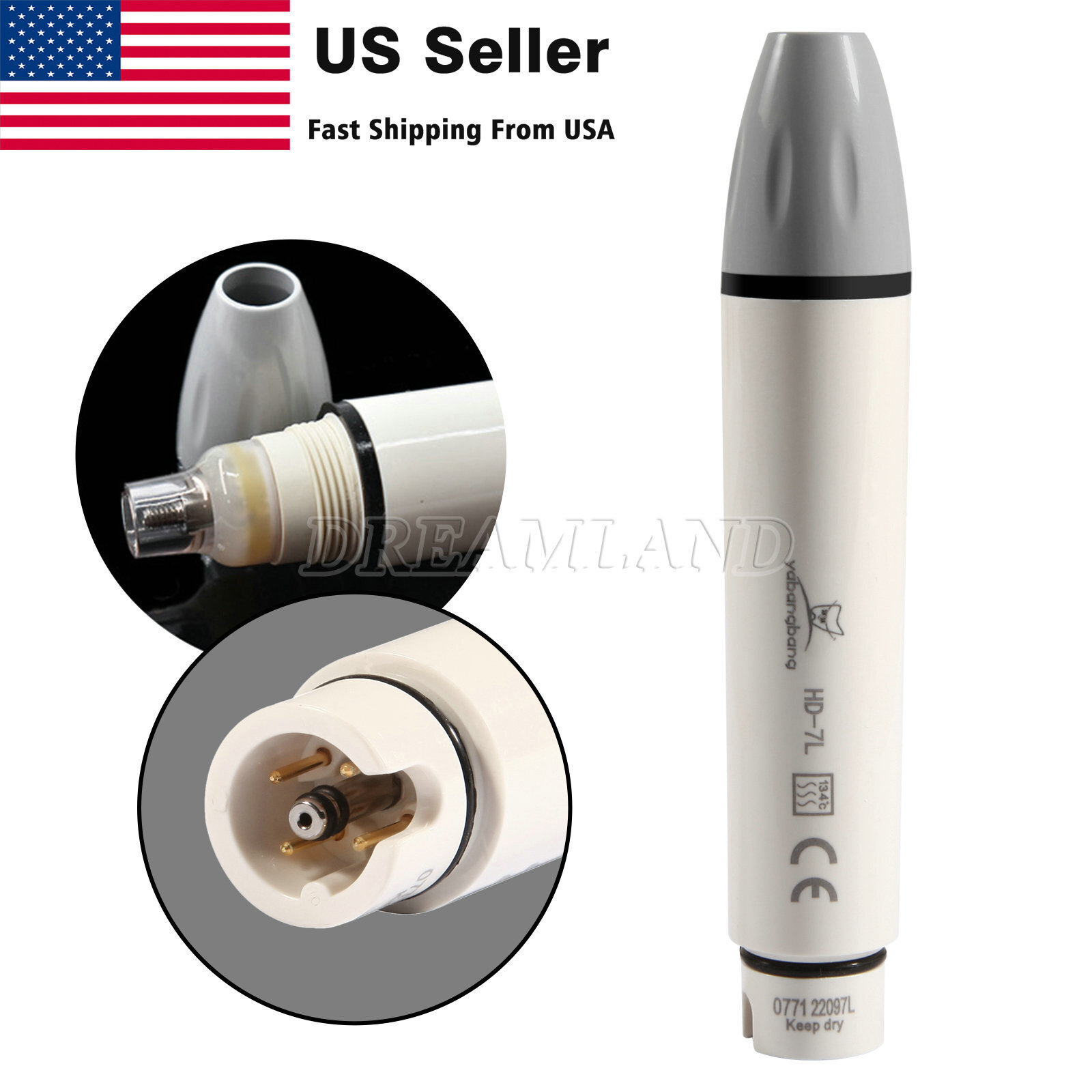 Dental Scaler Handpiece HD-7L for Ultrasonic Scaler DTE D5 D7 LED