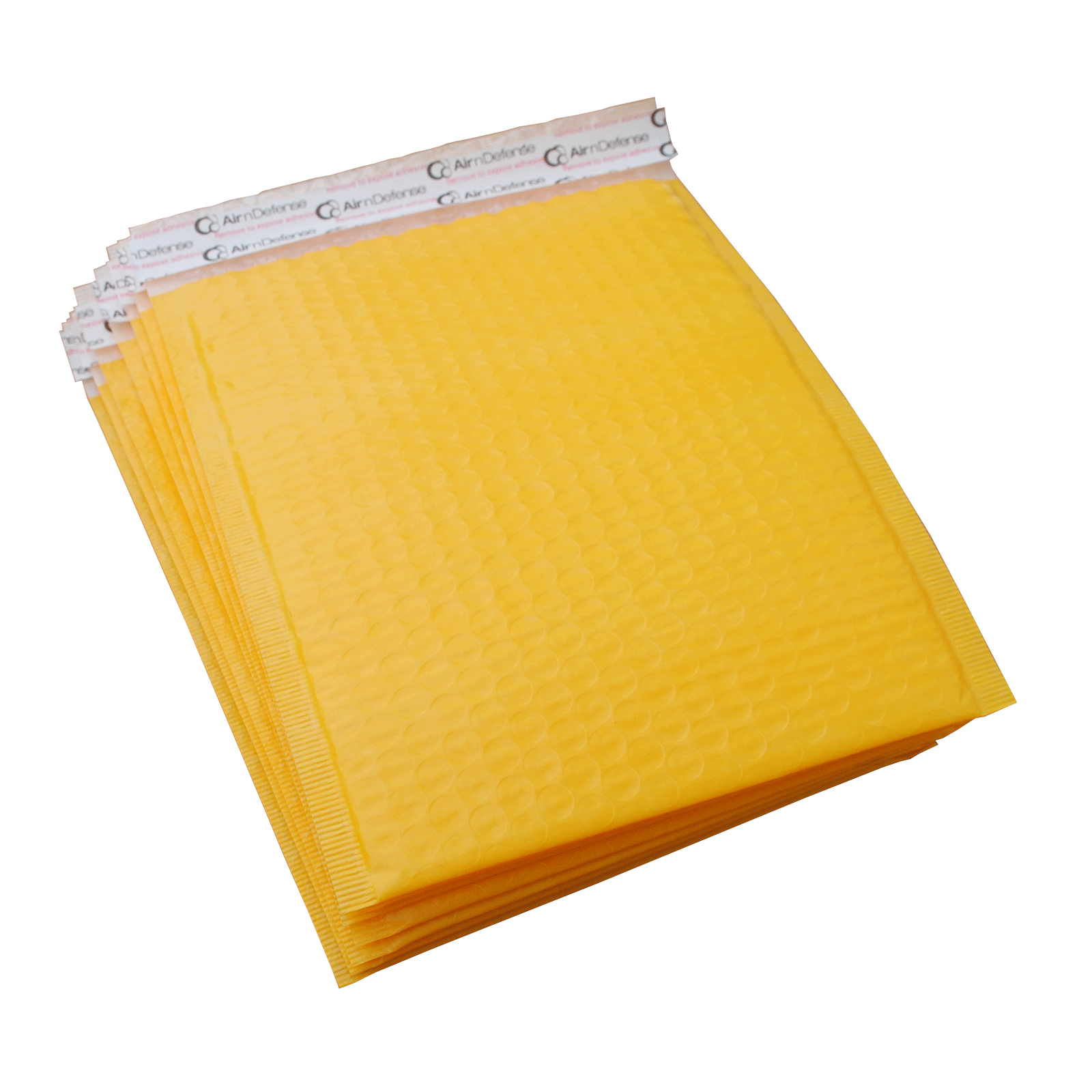 AirnDefense 200 #5 10.5X16" Yellow Poly Bubble Mailers Shipping Padded Envelope