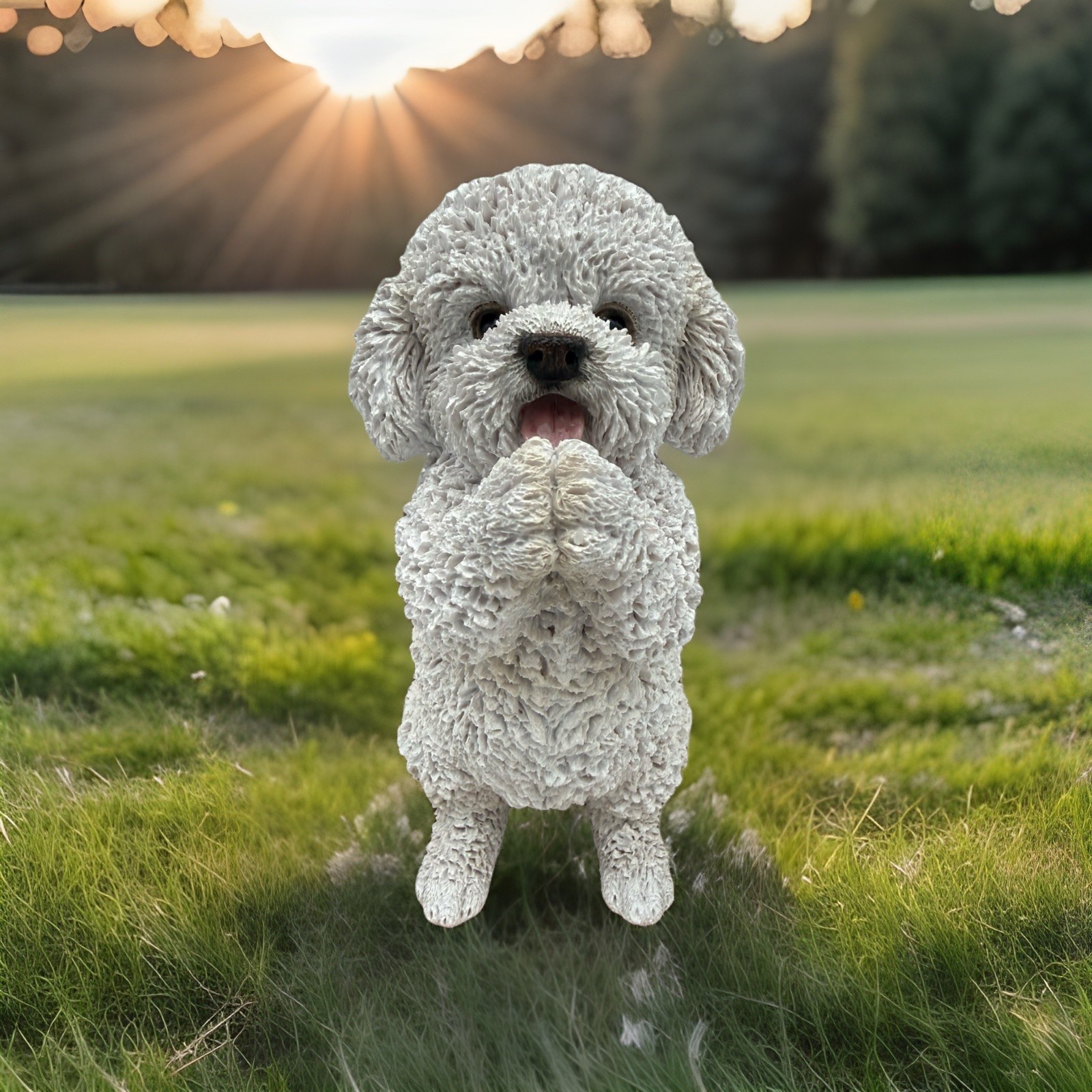 Dog Decor Poodle Garden Statue Garden Decoration Home Decor Gift Option