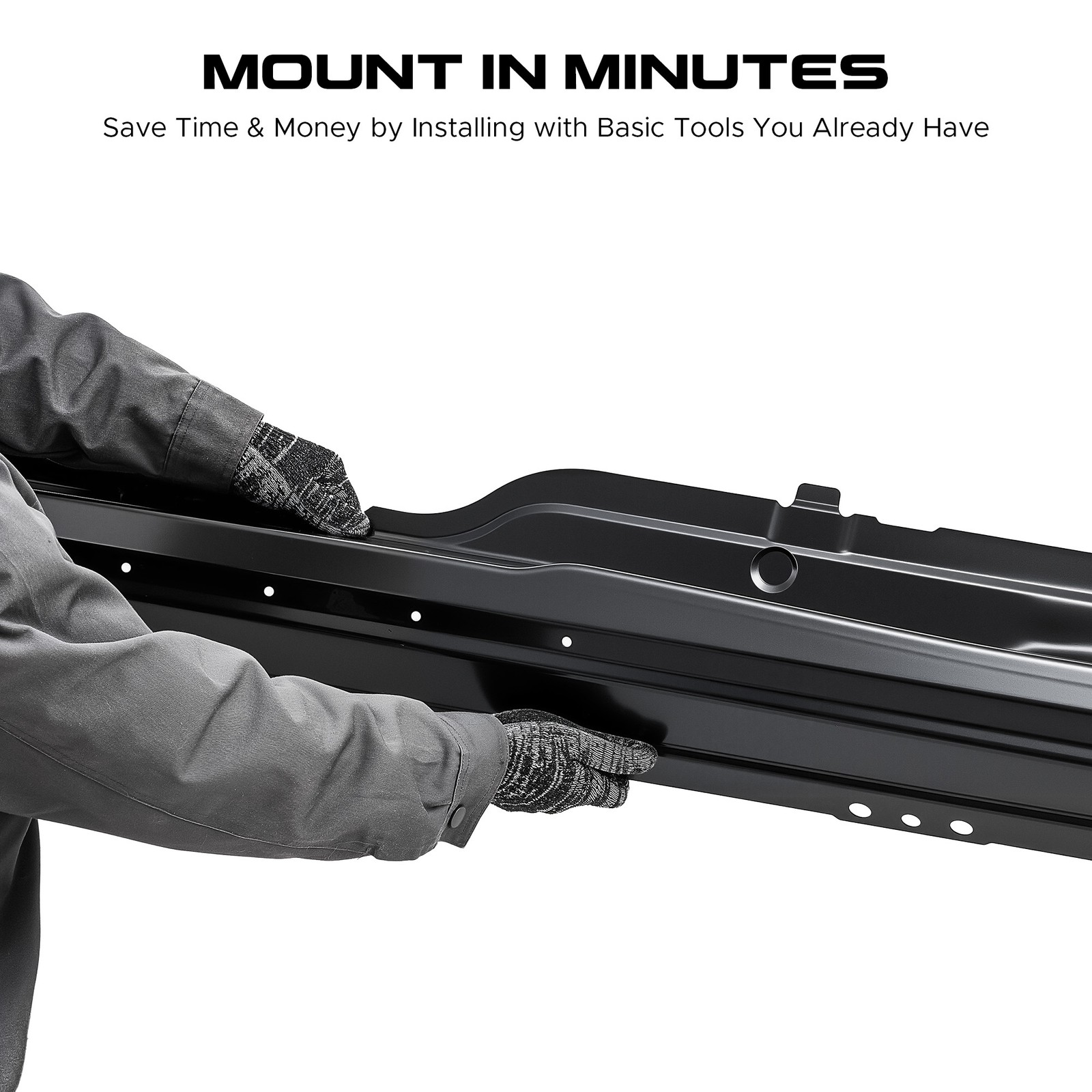 For 09-14 Ford F150 Pickup Truck Super / Extended Cab Factory Style Rocker Panel