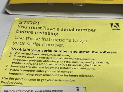 Adobe Creative Suite 6 Design Student And Teacher Windows Mac With Product Code