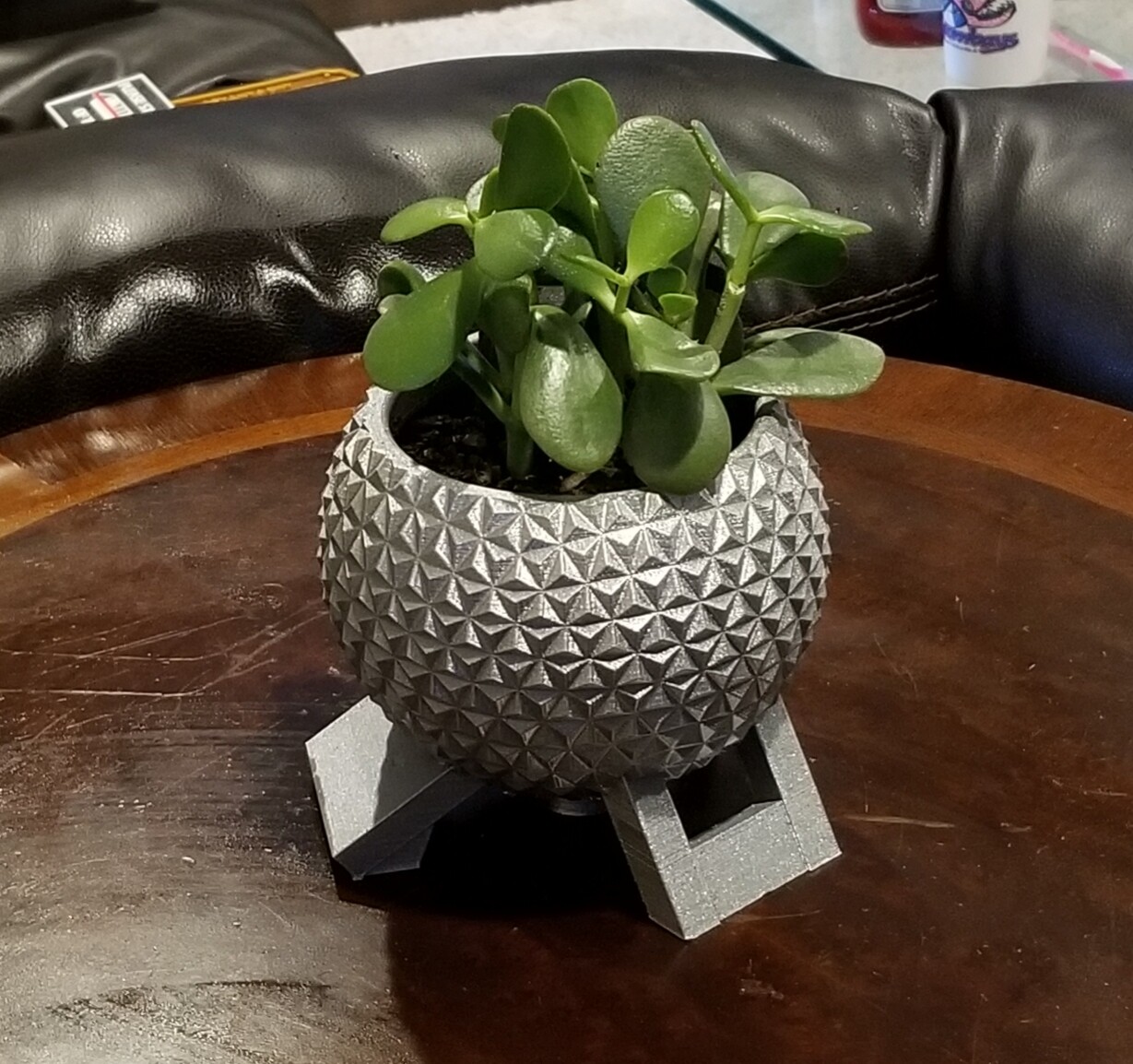 Disney World Epcot Spaceship Earth Inspired Planter - Garden Disney Decor Size E