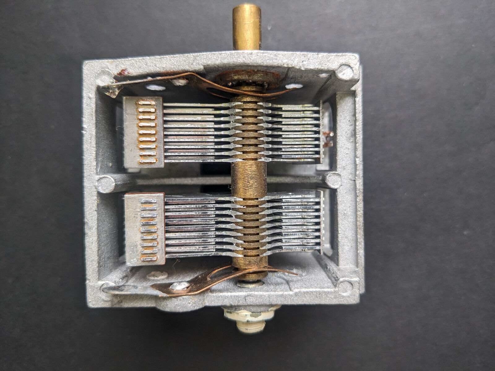 Capacitor Air Variable 2 Section 9-365 pF USSR Lot 1 pcs