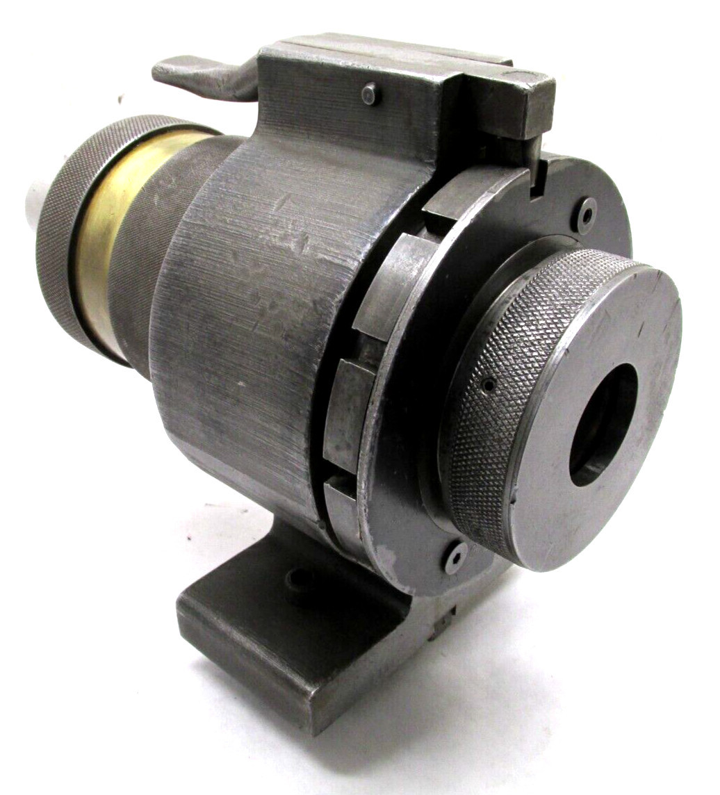 BROWN & SHARPE #22 COLLET PNEUMATIC CLOSER INDEXING FIXTURE w/ 10 COLLETS