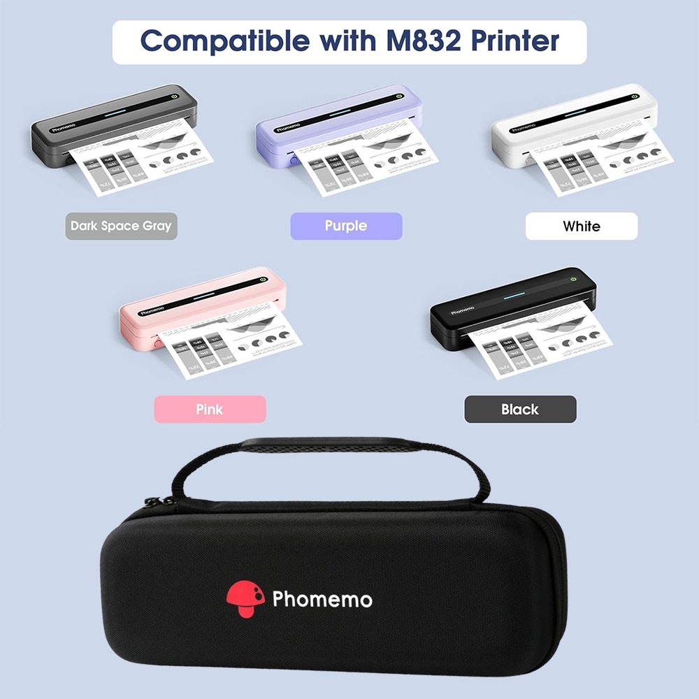 Phomemo Storage Carrying Case Compatible with A285M/M832/M834/M835/M832D Printer