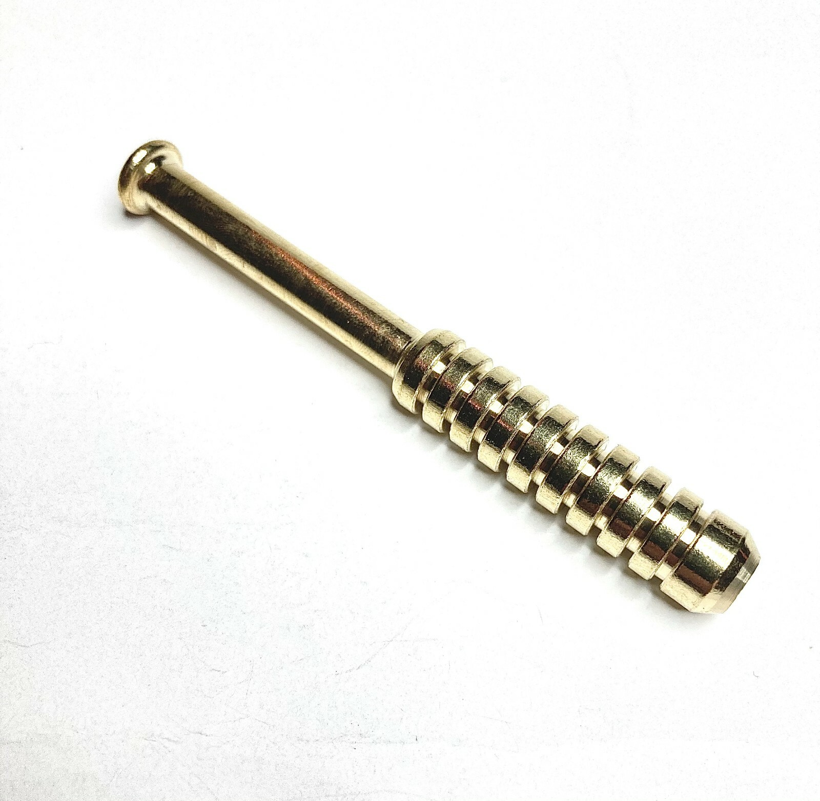 3" Brass One Hitter- Old School Real Brass Pipe- Quality Brass One Hitter