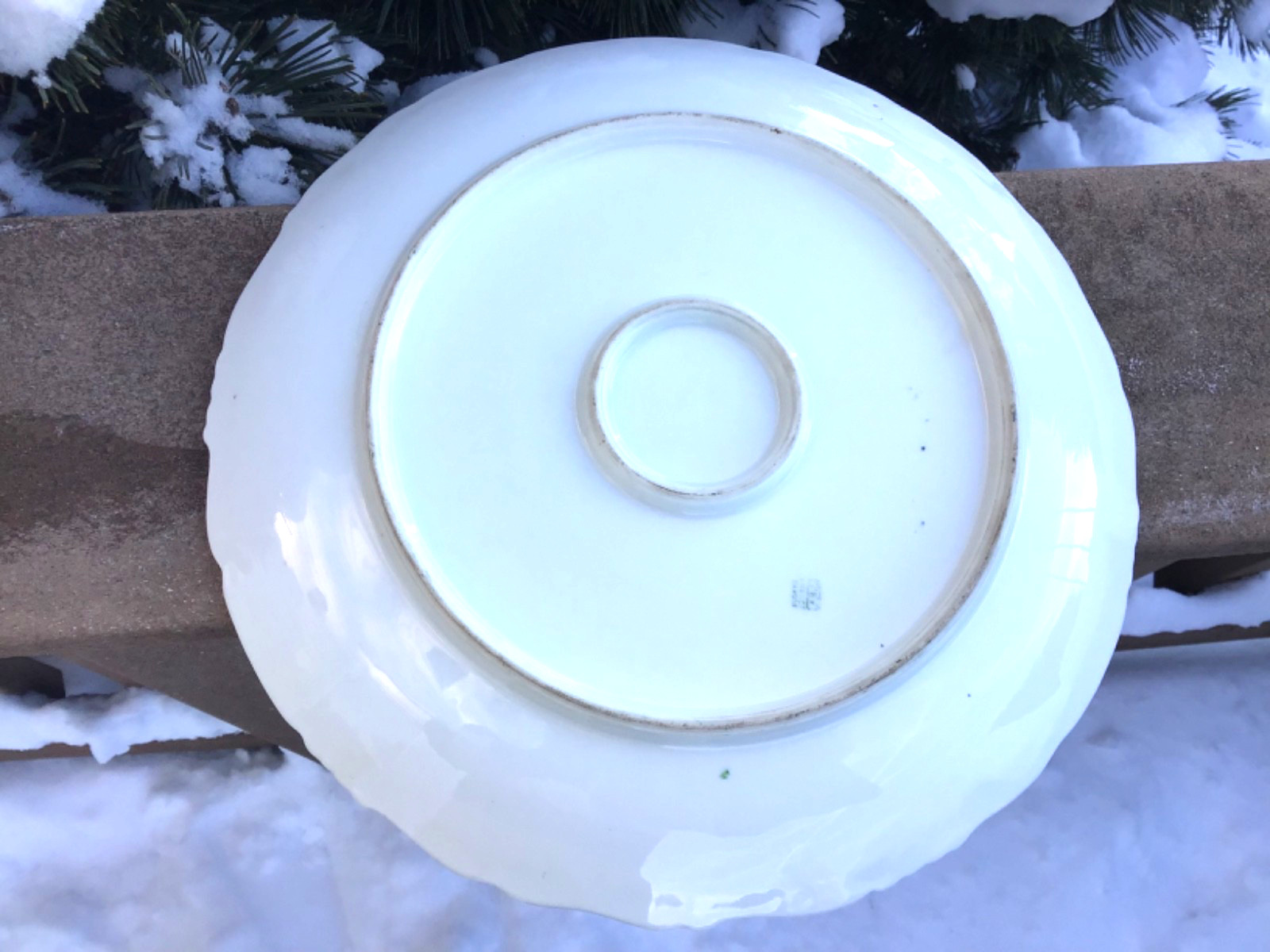 Limoges France hand painted charger Tressemanes & Vogt 1880s-Early 1900s