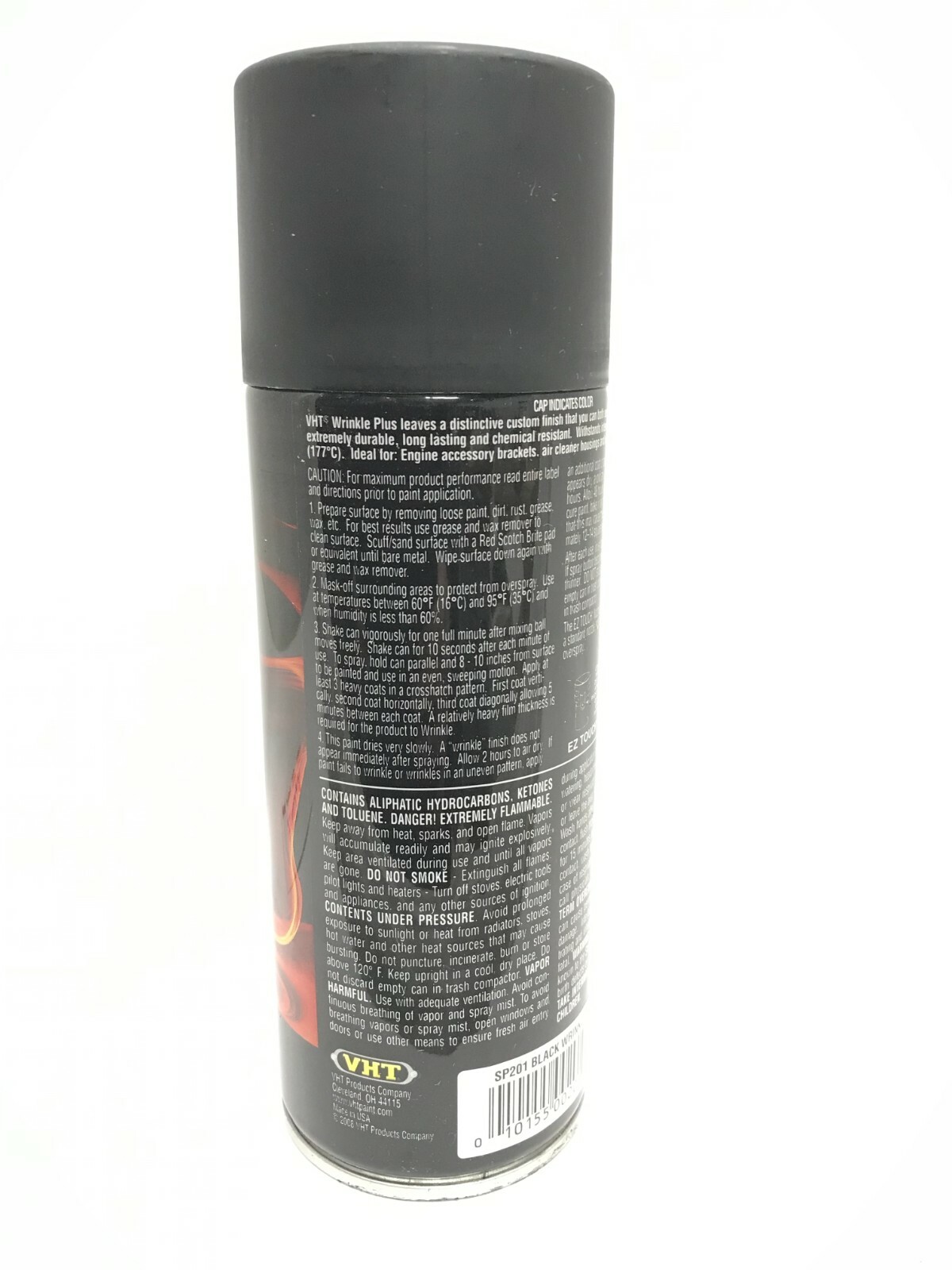 VHT SP201 Wrinkle Plus Black Wrinkle Texture Spray Paint Auto Car Valve Cover
