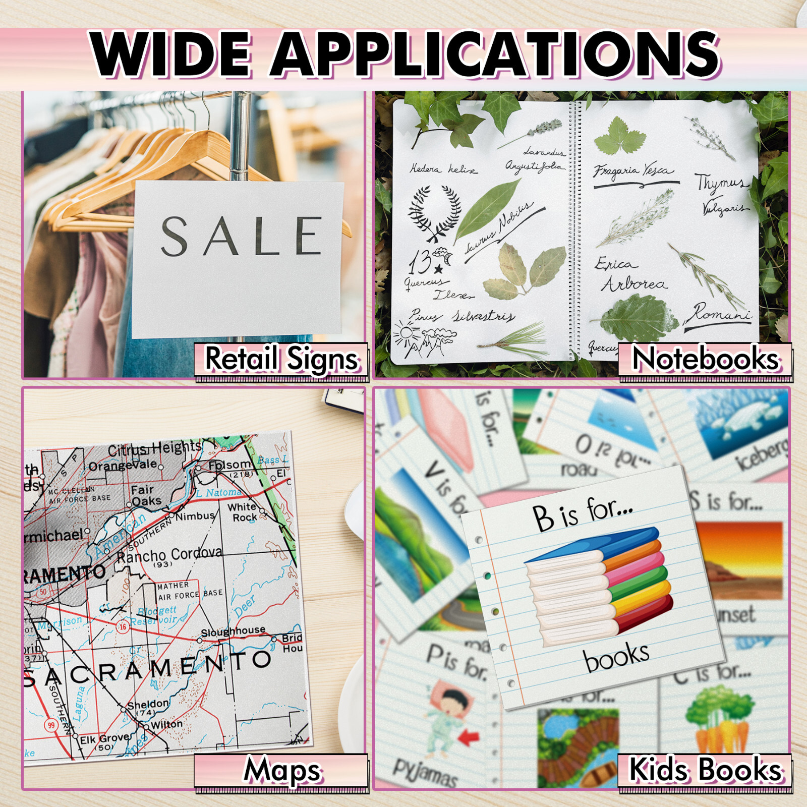 Koala Waterproof Printer Paper 8.5x11 Matte White Inkjet Printable Vinyl Sheets