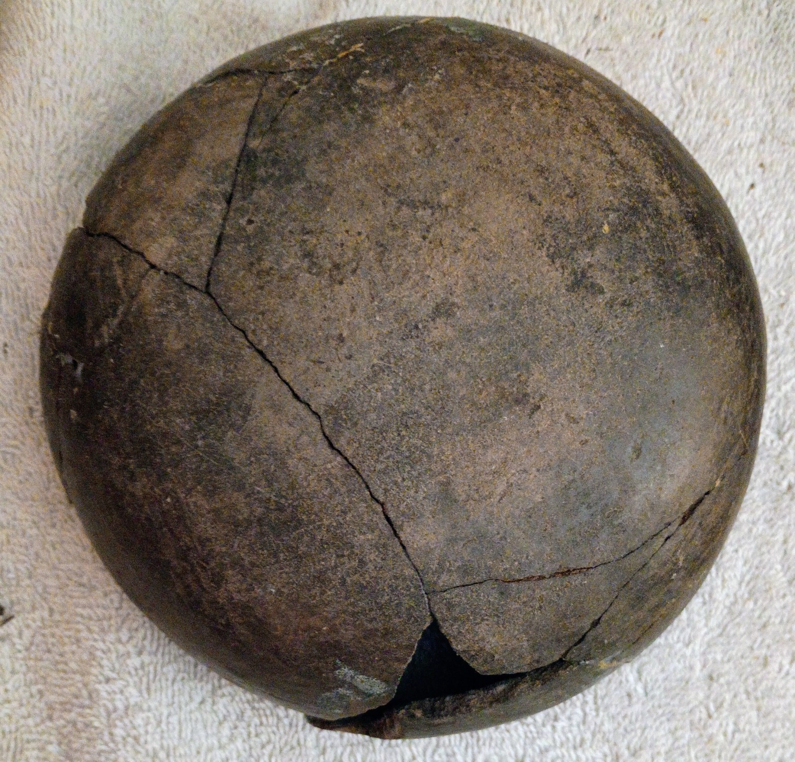 Great Antique Ancestral Pueblo Redware Bowl Corrugated Edge