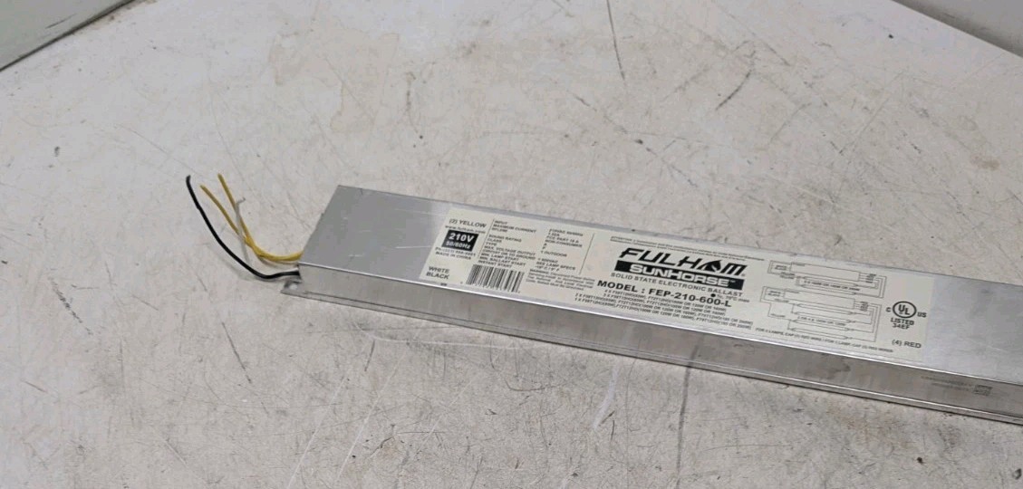 Fulham Sunhorse Solid State 210v Electric Ballast For Tanning Beds FEP-210-600-L