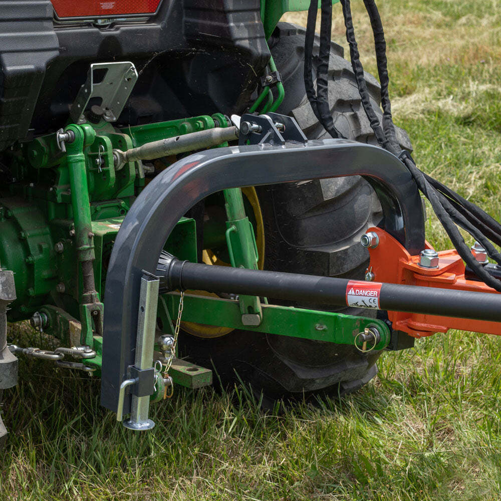 Titan Attachments 3 Point 65" Offset Flail Ditch Bank Mower for Cat 1 Tractors