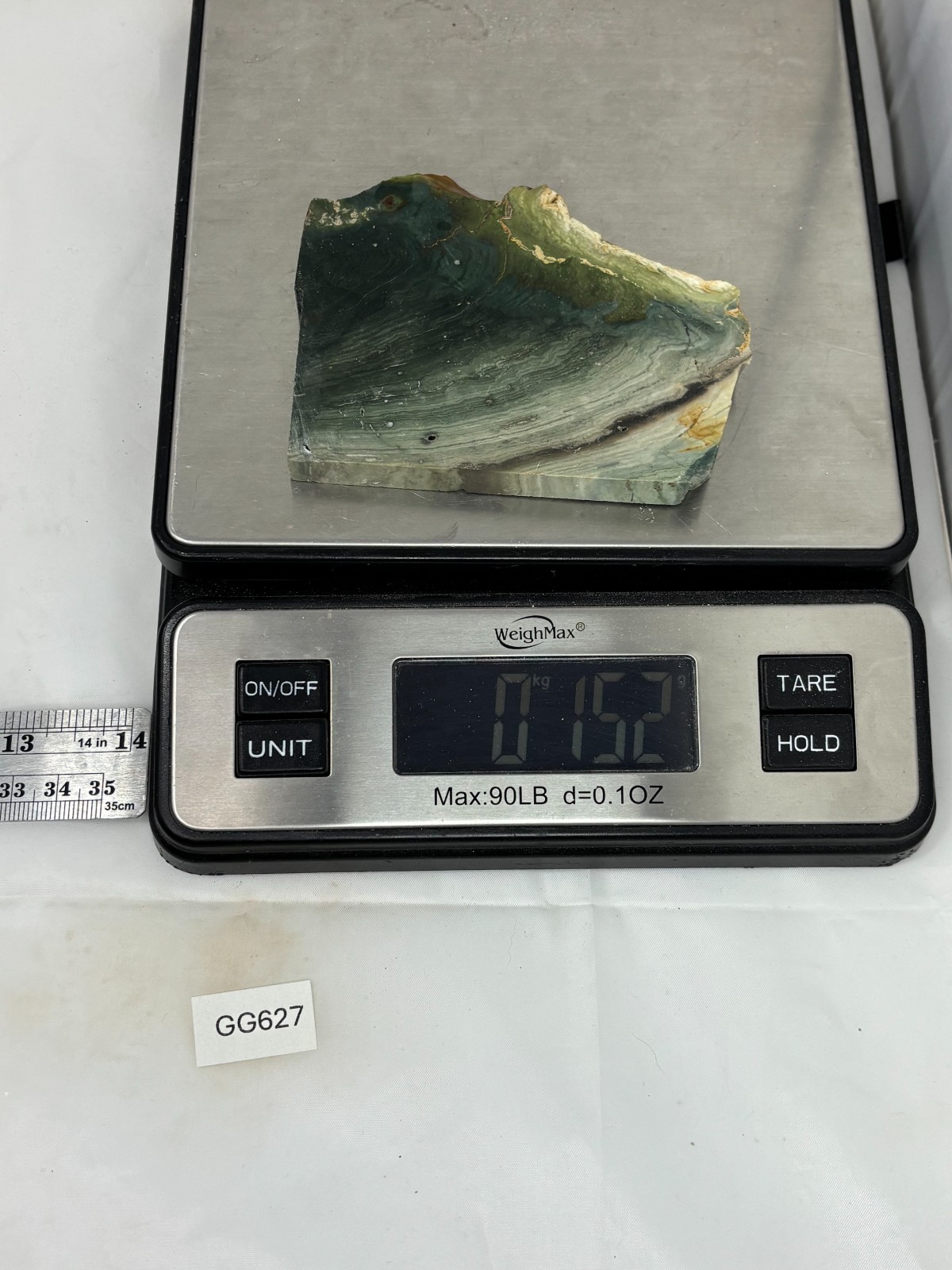 Gary Green Caldera Freedom Jasper Slab Cabbing Lapidary Combo Ship Avail