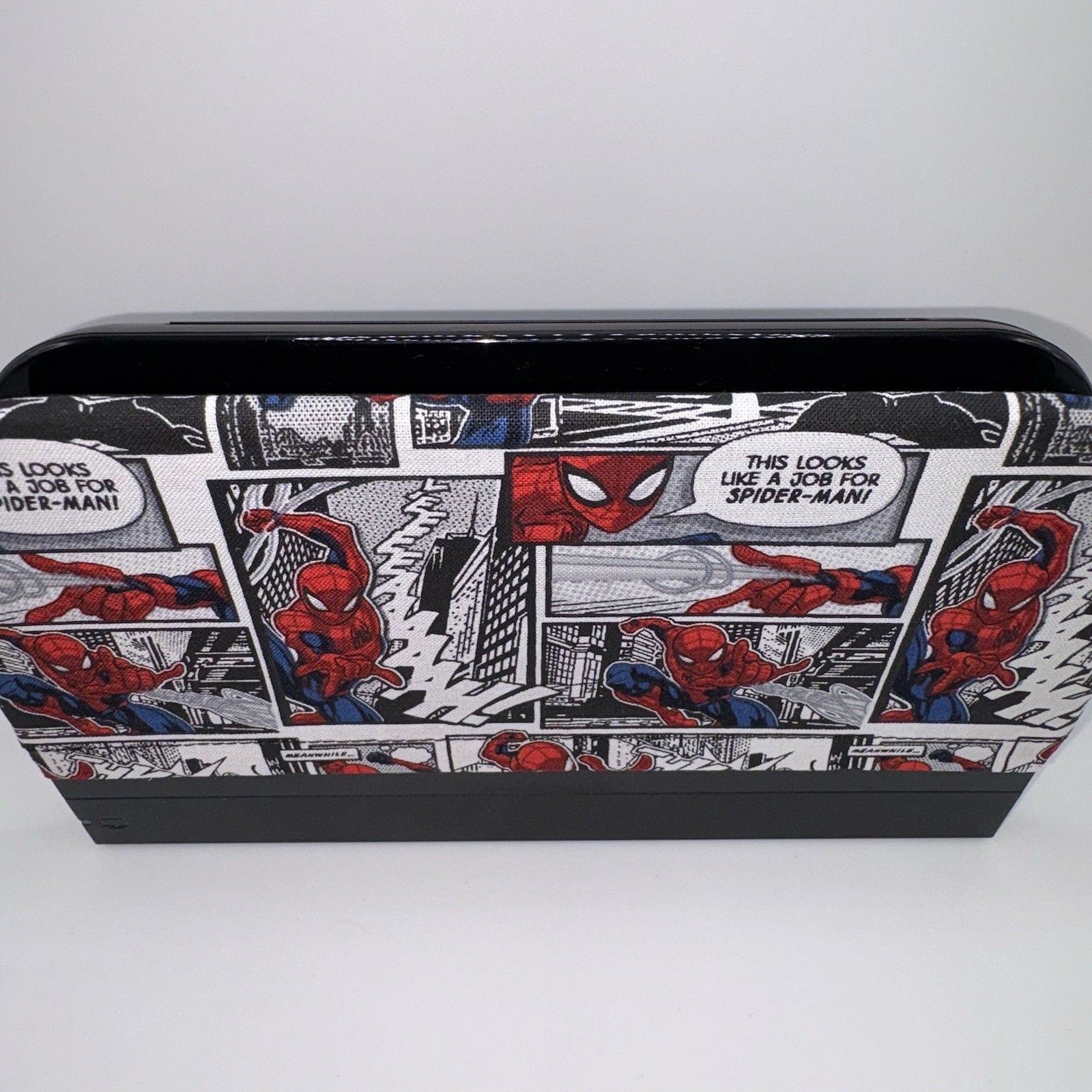 Nintendo Switch 2 Dock Cover Screen Protector Decor Sleeve Spiderman Comic Style