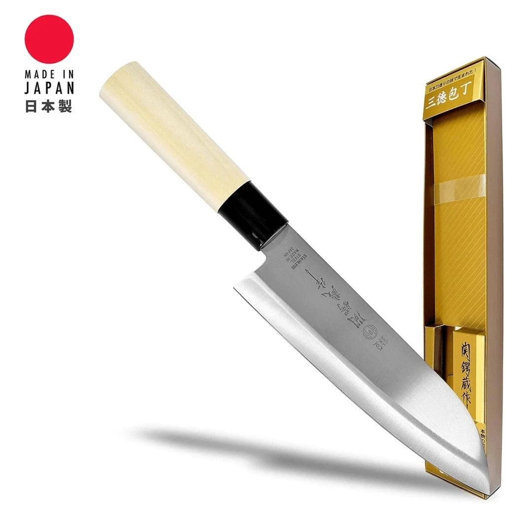 Japanese Santoku  7 inch Chef Kitchen Knife High-Carbon Steel Sharp Made inJapan