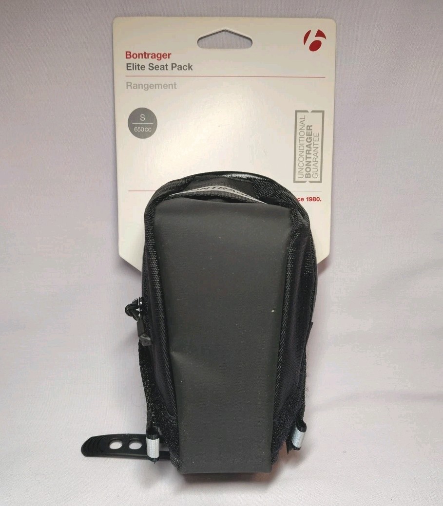 Bontrager Elite Seat Pack Small Bike Saddle Storage Bag (650cc) 0.65L Capacity