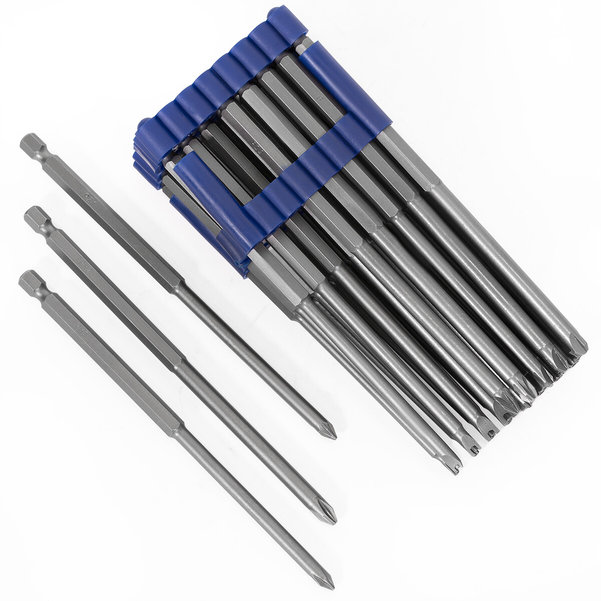 XtremepowerUS 32pc Extra Long Security Bit Set Tamper Proof Torx Star Tri Wing