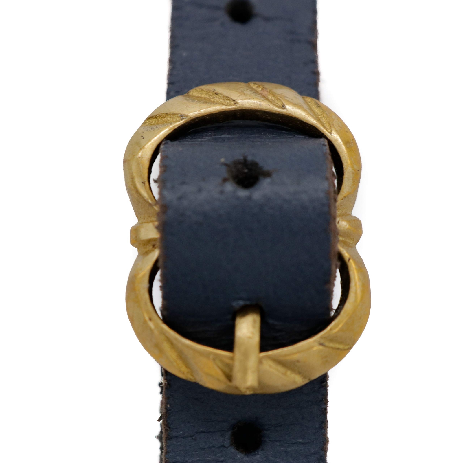 Leather Horn Holder Viking Tankard Mug Strap Renaissance Fair Costume Blue