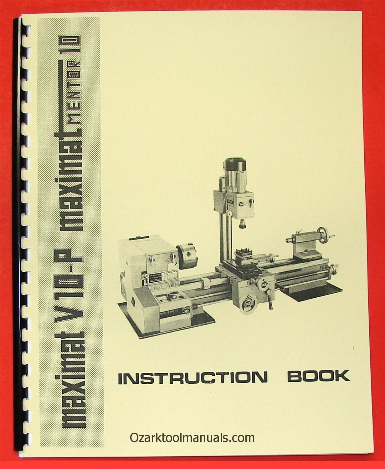 EMCO Maximat V10-P Mentor 10 Metal Lathe Instruction Service Owners Manual 0299