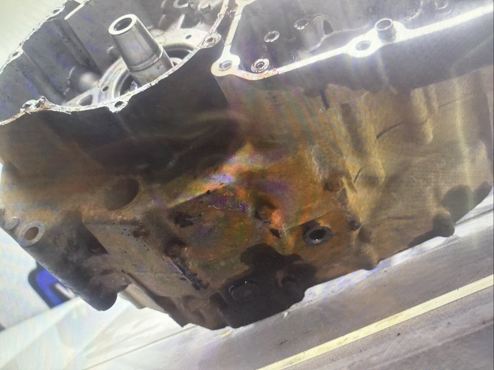 E3-1 LOWER ENGINE MOTOR CRANK 98 KAWASAKI BAYOU KLF 400 2x4 FREE US SHIP