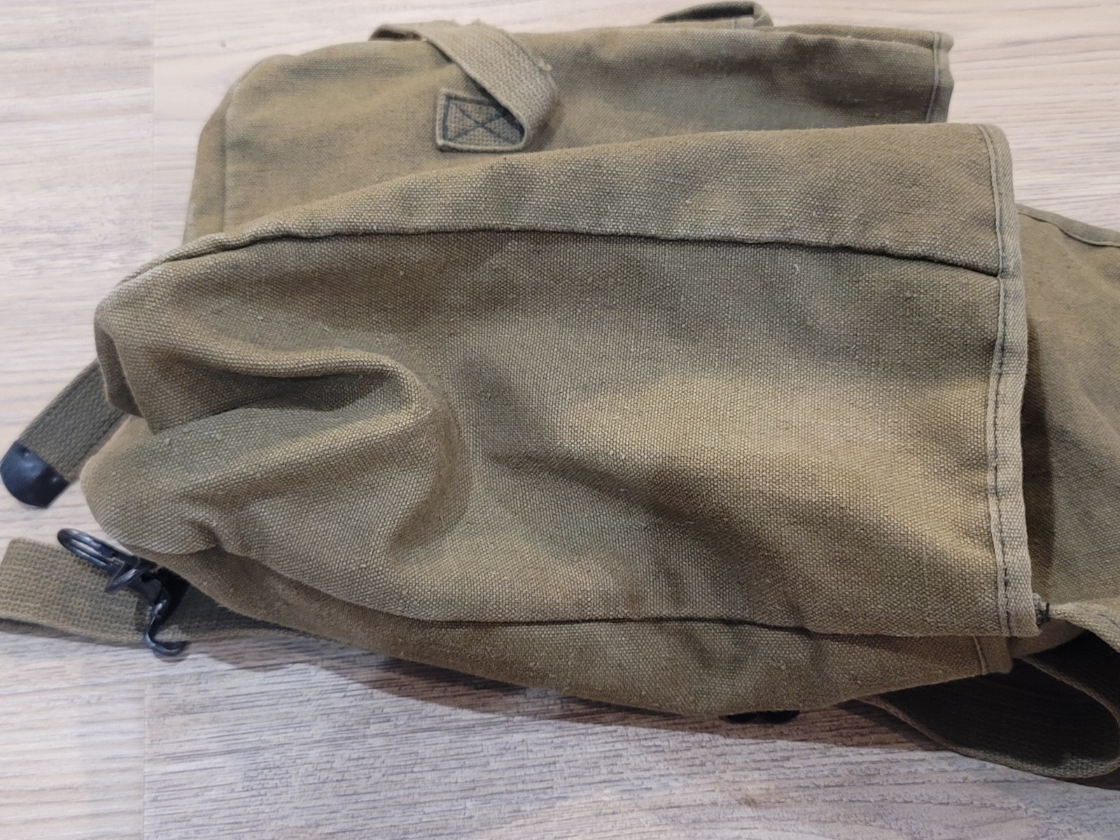 Military Style Green Army Canvas Messenger Tote Bag Backpack