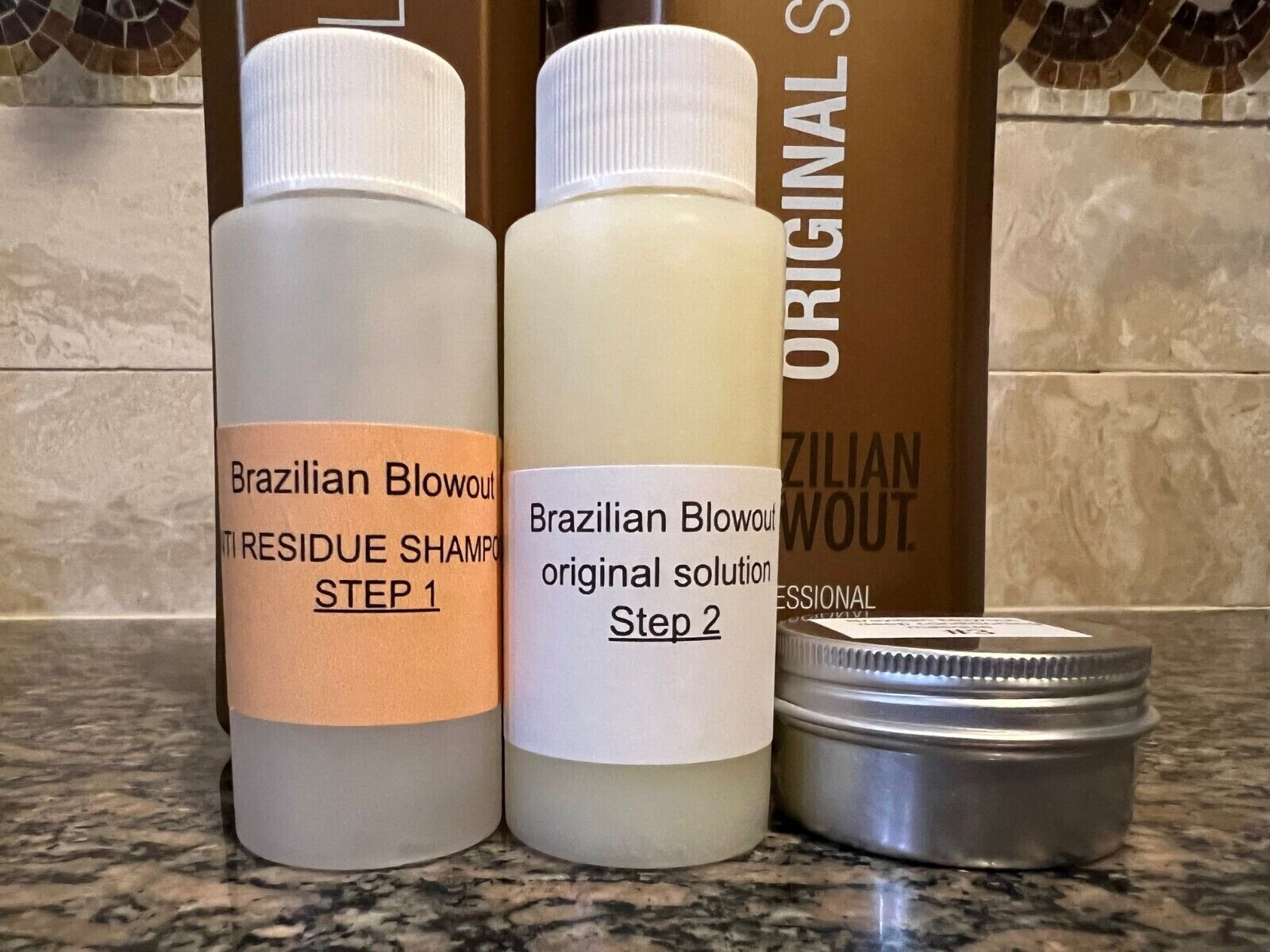 Brazilian Blowout kit 2oz original smoothing solution.Same day shipping