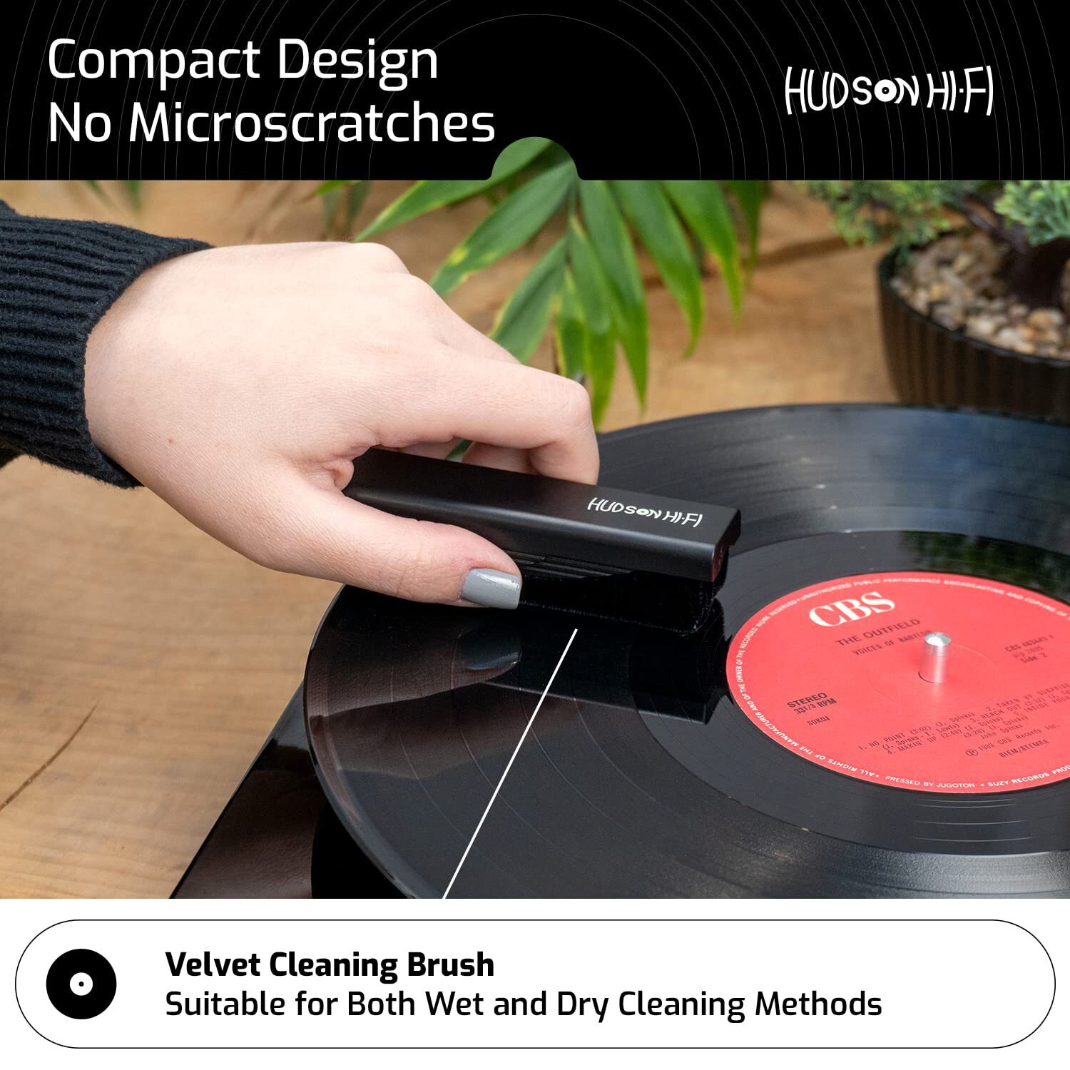 Hudson Hi-Fi Vinyl Record Cleaning Kit - All Essential Vinyl Record Player Acces
