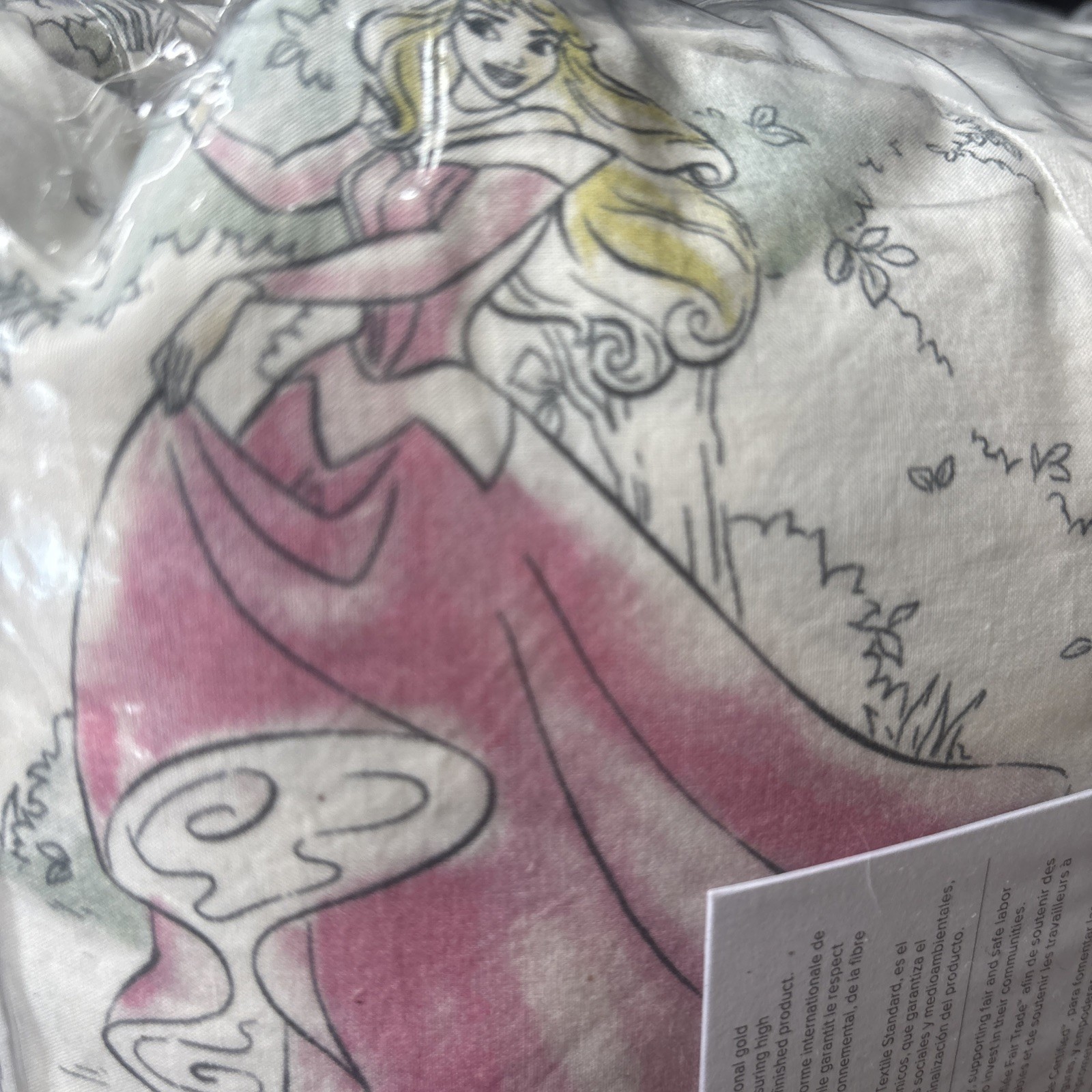 POTTERY BARN KIDS Disney Princess Heritage Organic Queen Sheets Set - NEW