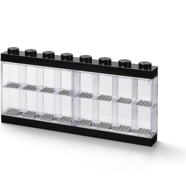 LEGO Storage Products: 40660603X3 Minifigure Display Case 16 (Pack of 3) Black